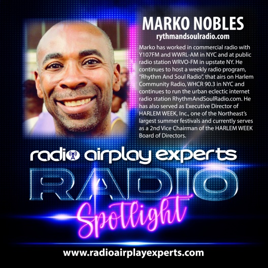Image: RADIO AIRPLAY SPOTLIGHT : MARKO NOBLES