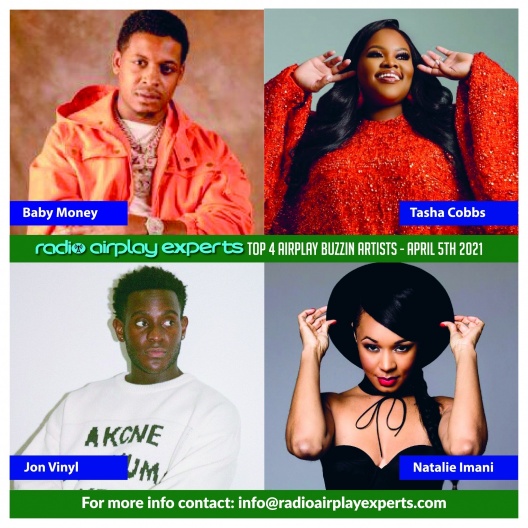 Image: TOP 4 AIRPLAY BUZZIN ARTIST -APRIL 5TH 2022