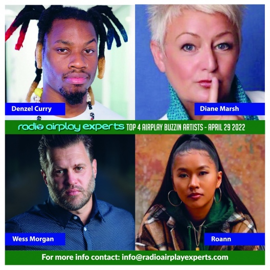 Image: TOP 4 AIRPLAY BUZZIN ARTIST - APRIL 27TH 2022