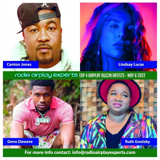 Image: TOP 4 AIRPLAY BUZZIN ARTIST - MAY 6TH 2022