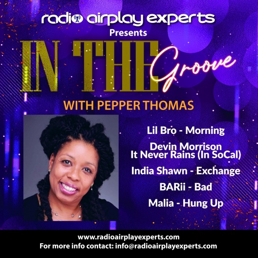 Image: IN THE GROOVE WITH - PEPPER THOMAS 