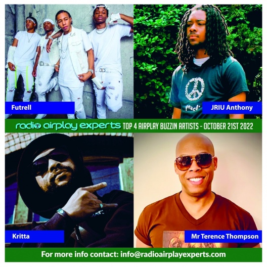 TOP 4 AIRPLAY BUZZIN ARTIST OCT 21ST 2022