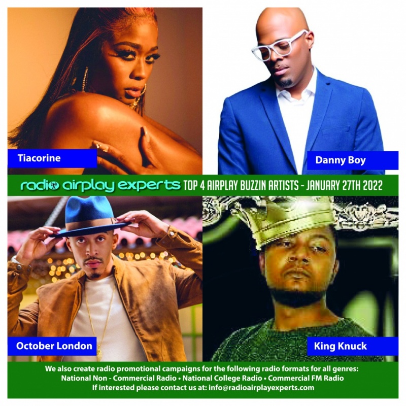 Image: TOP 4 AIRPLAY BUZZIN ARTIST 