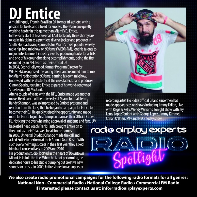 Image: RADIO SPOTLIGHT - DJ ENTICE 