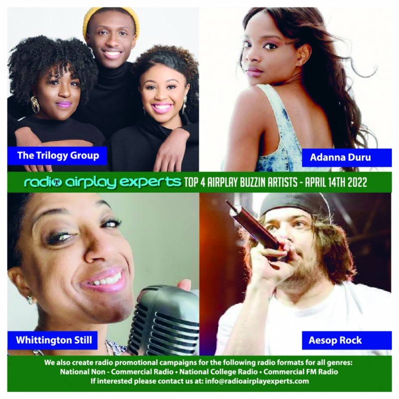 Image: TOP 4 AIRPLAY BUZZIN ARTIST 