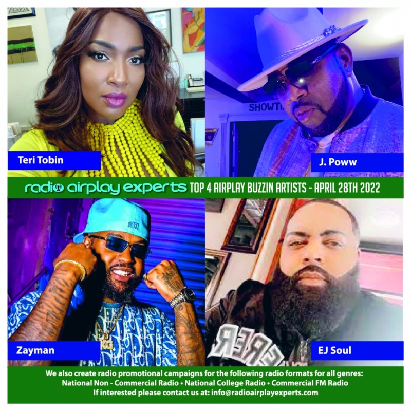 Image: TOP 4 AIRPLAY BUZZIN ARTIST 