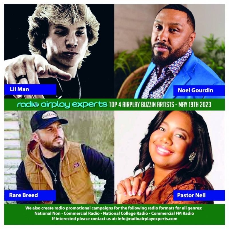 Image: TOP 4 AIRPLAY BUZZIN ARTIST 