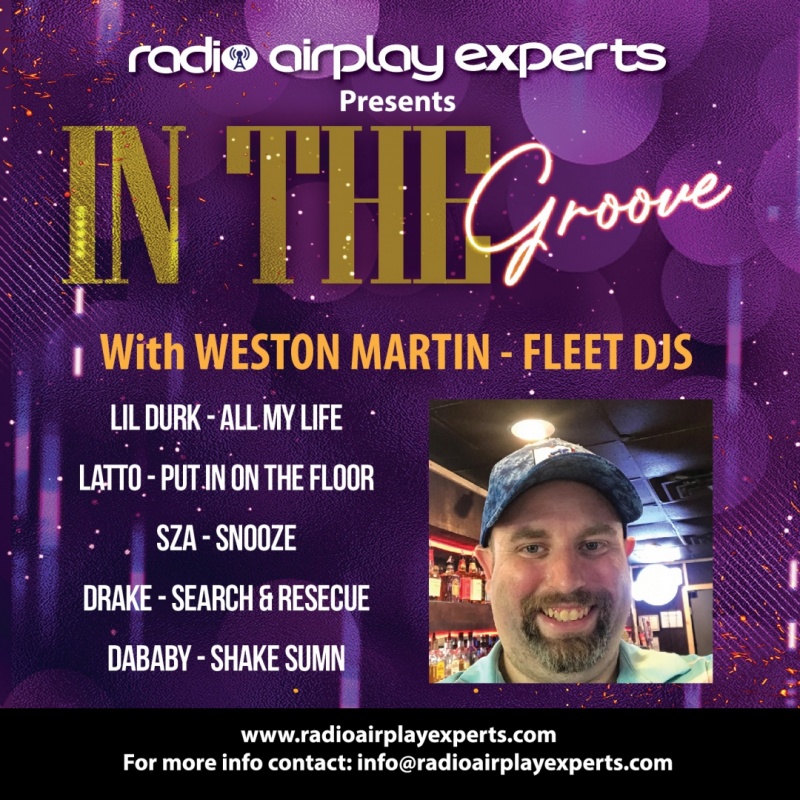 Image: IN THE GROOVE WITH WESTON MARTIN- FLEET DJS