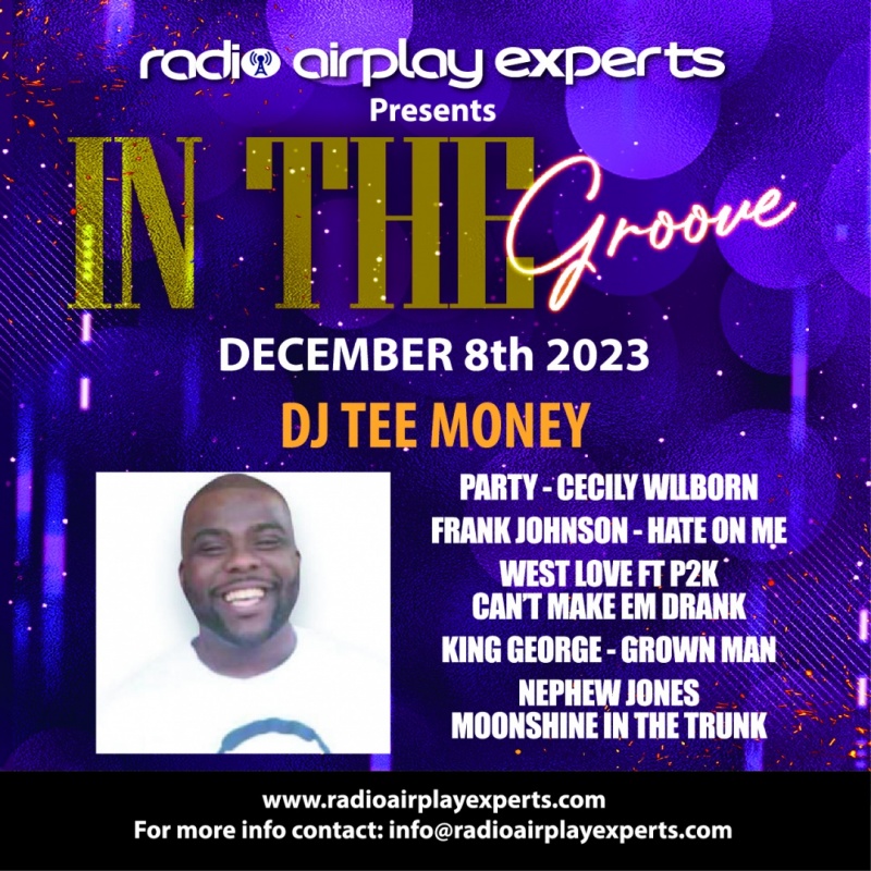 Image: IN THE GROOVE WITH -  DJ TEE MONEY