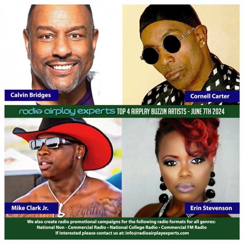 Image: TOP 4 AIRPLAY BUZZIN ARTISTS