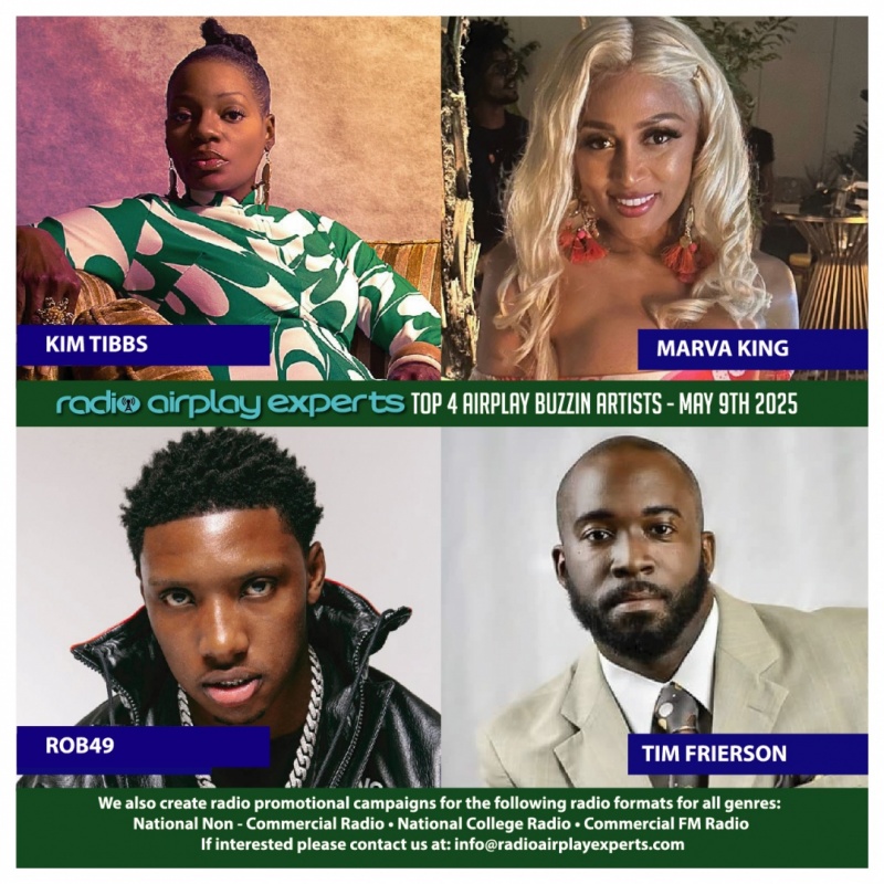 Image: TOP 4 AIRPLAY BUZZIN ARTISTS