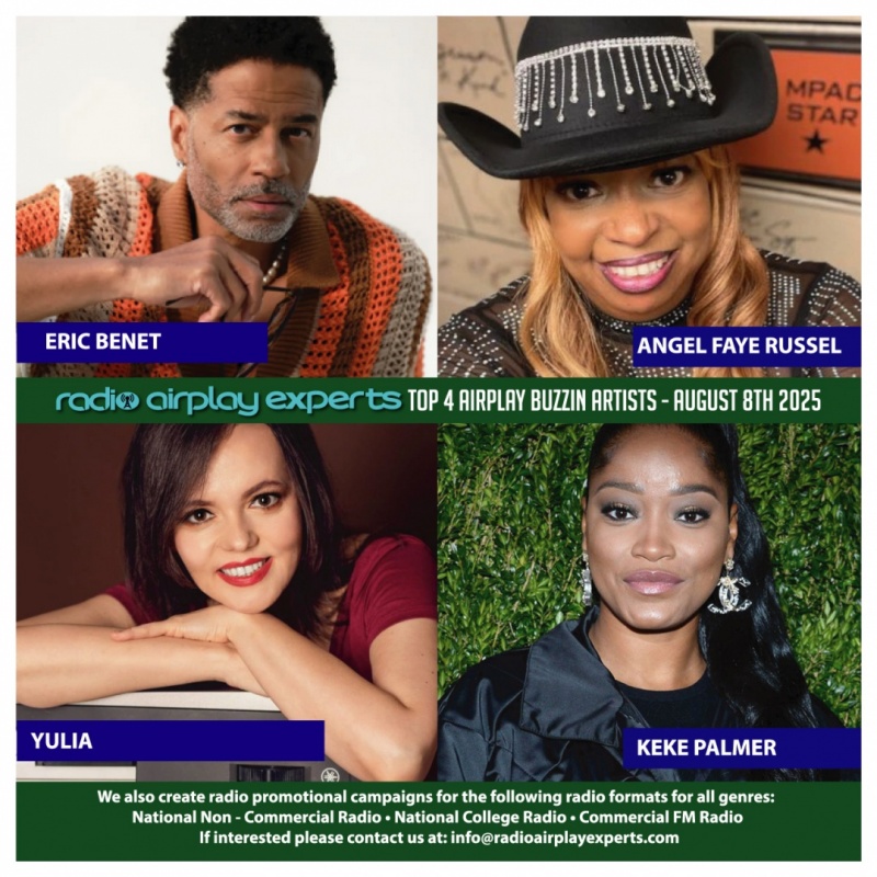 Image: TOP 4 AIRPLAY BUZZIN ARTISTS
