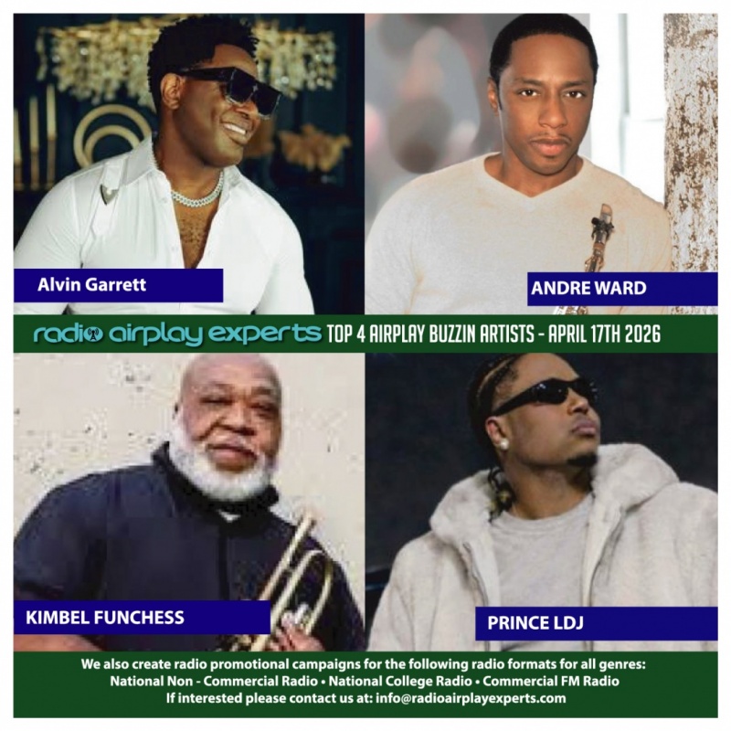 Image: TOP 4 AIRPLAY BUZZIN ARTISTS