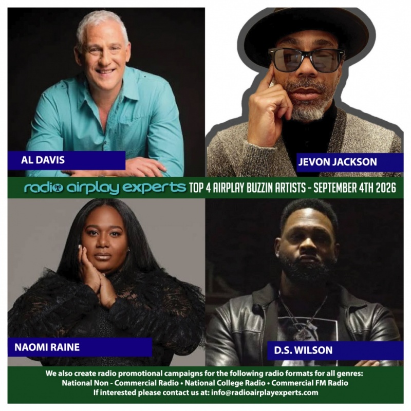 Image: TOP 4 AIRPLAY BUZZIN ARTISTS