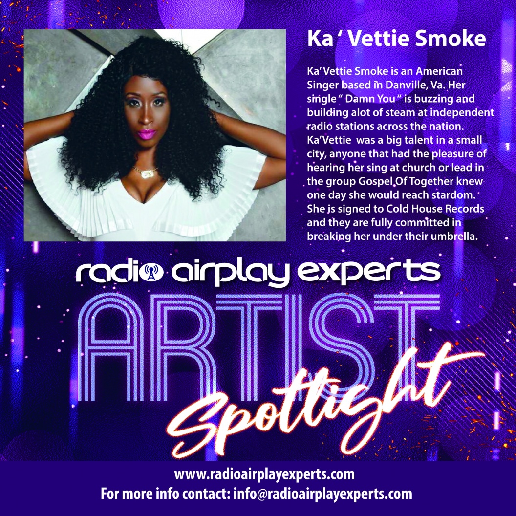 Image: ARTIST SPOTLIGHT : KA ' VETTIE SMOKE 