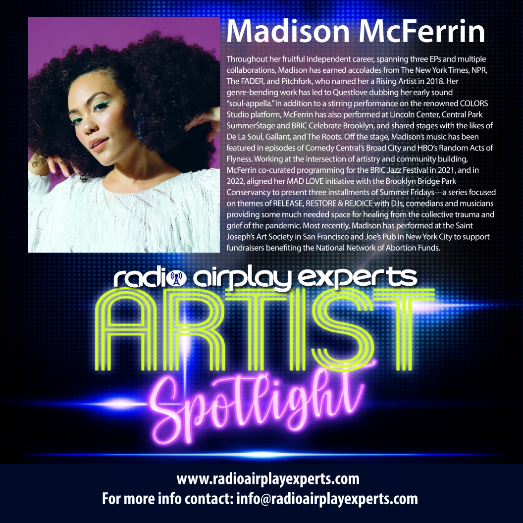 Image: ARTIST SPOTLIGHT - MADISON MCFERRIN