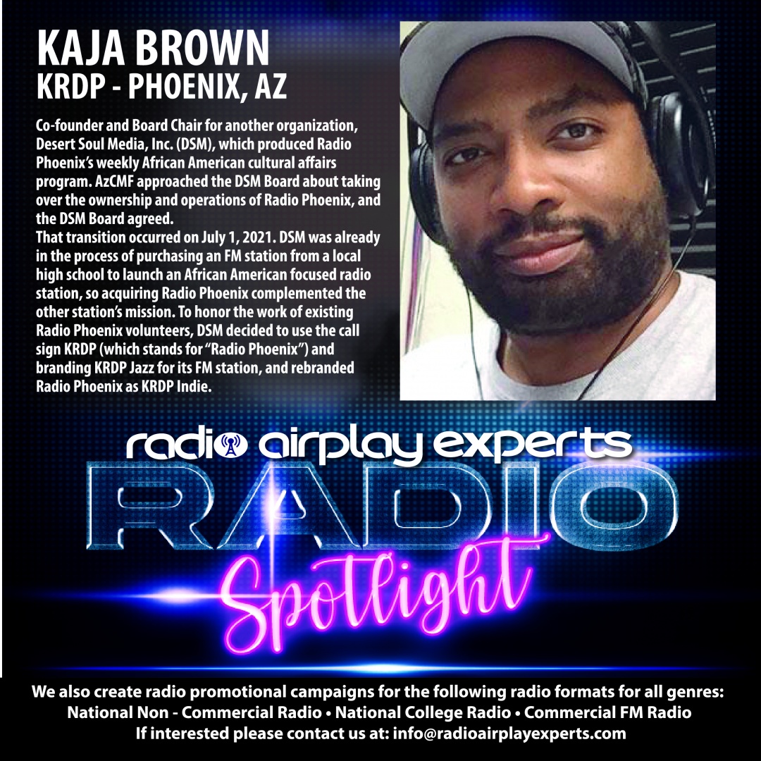 Image: RADIO SPOTLIGHT - KAJA BROWN