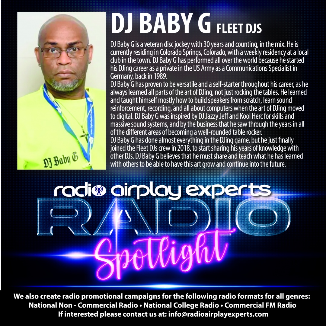 Image: RADIO SPOTLIGHT - DJ BABY G - FLEET DJS 