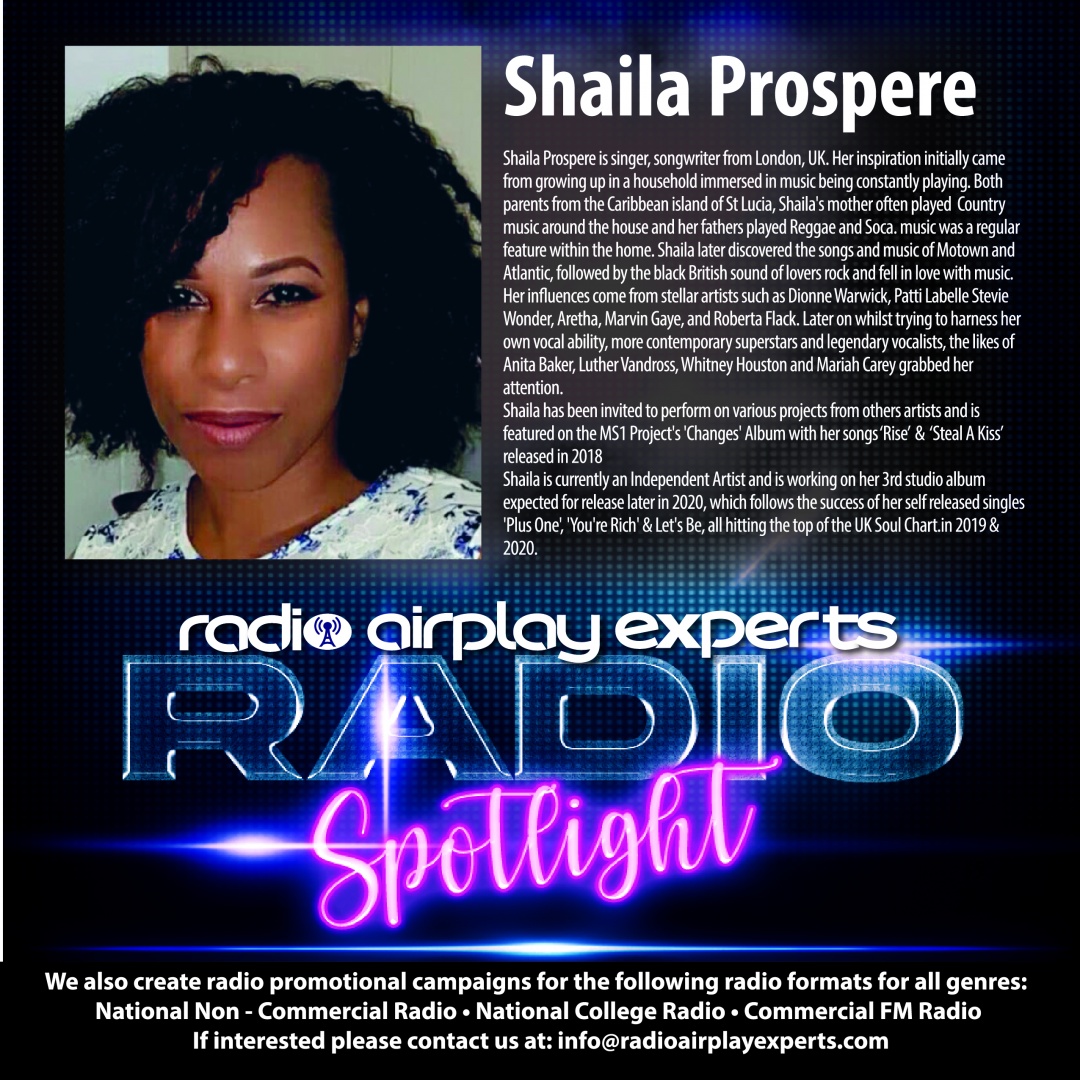 Image: ARTIST OF THE MONTH - SHAILA PROSPERE