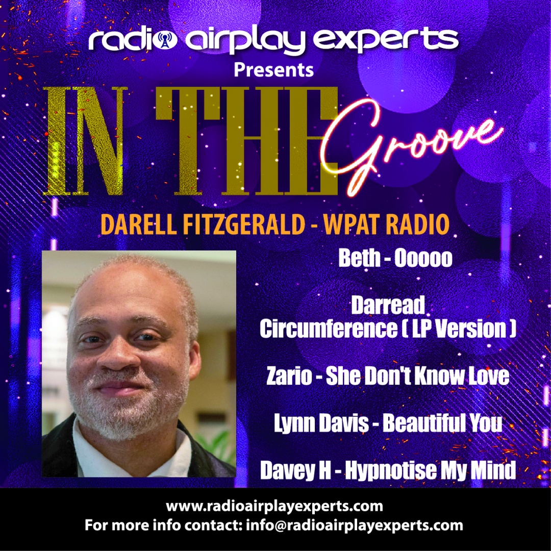 Image: IN THE GROOVE WITH -   DARELL FITZGERALD 