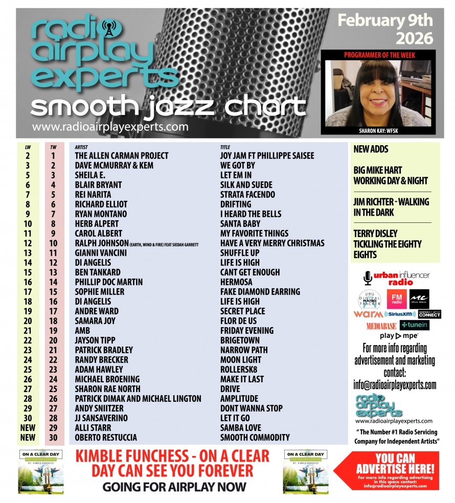 Image: Smooth Jazz February 10th 2026