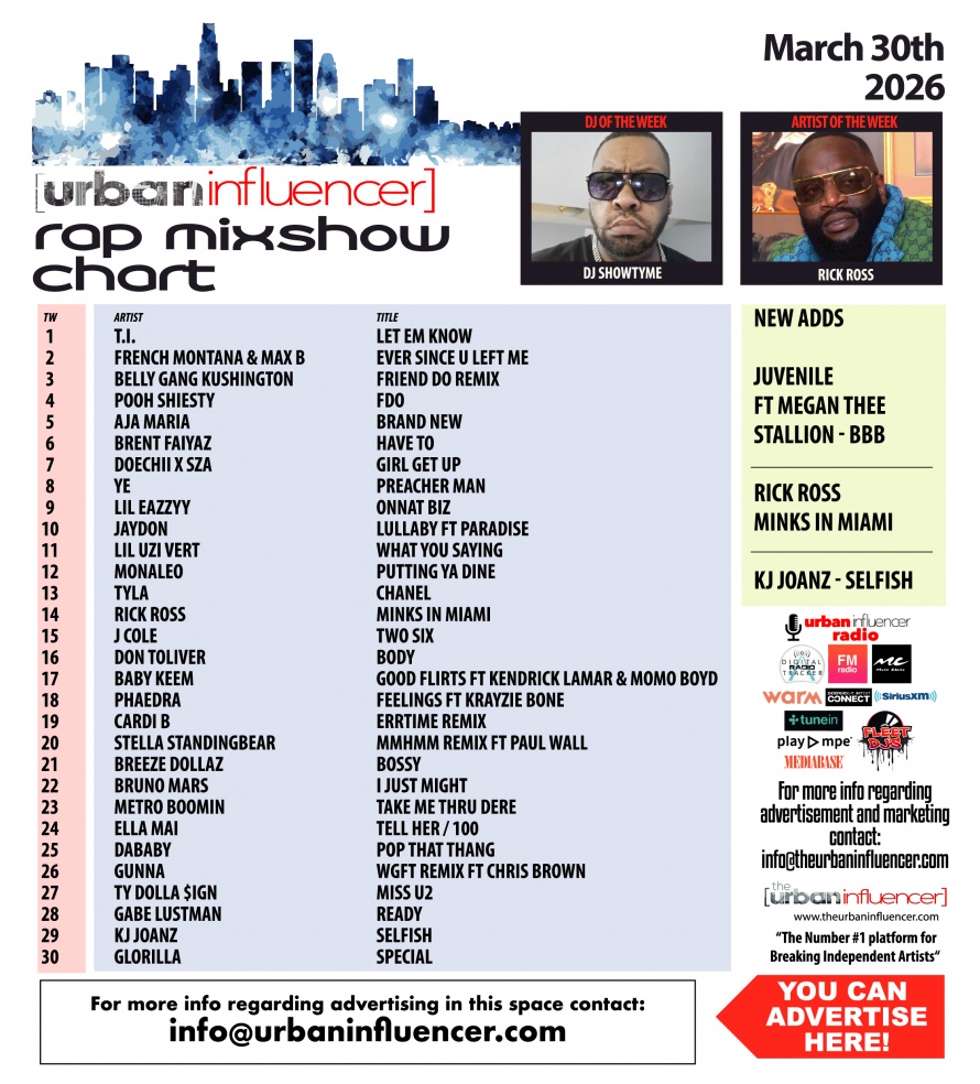 Image: Rap Mix Show April 1st 2026