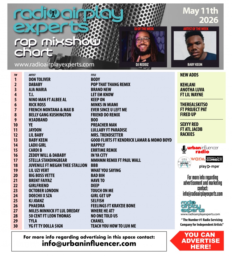 Image: Rap Mix Show May 12th 2026