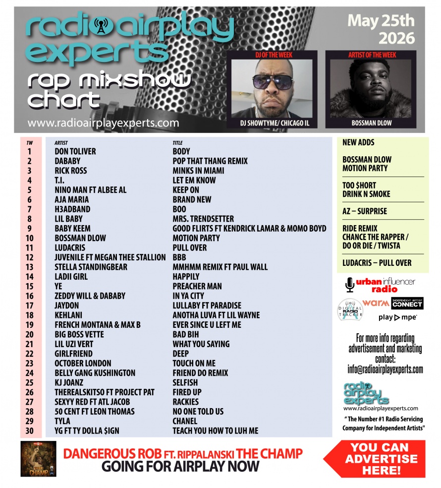 Image: Rap Mix Show May 26th 2026