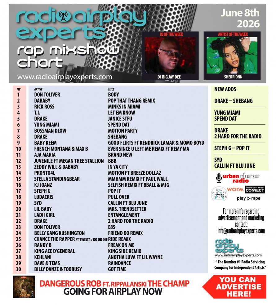 Image: Rap Mix Show June 8th 2026