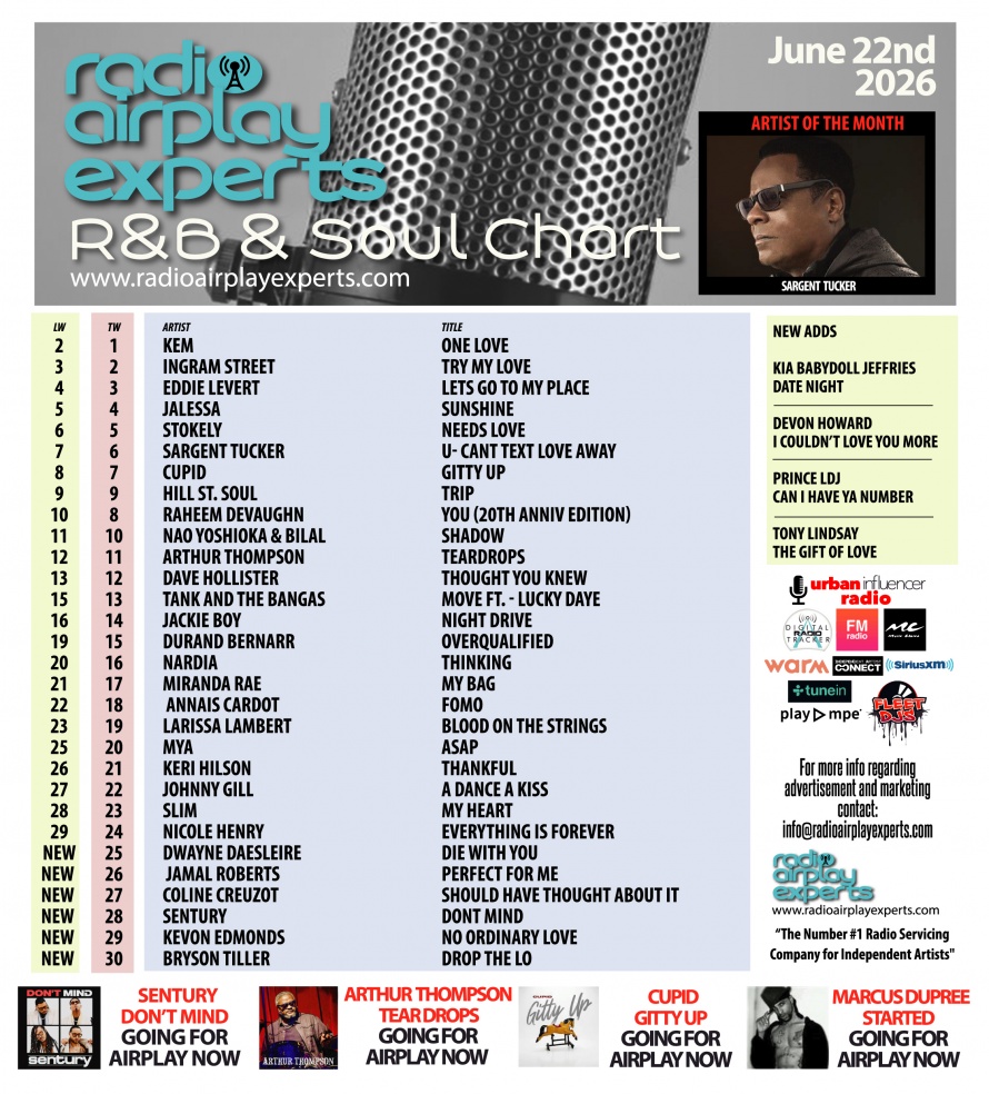 Image: R&B and Soul June 22nd 2026