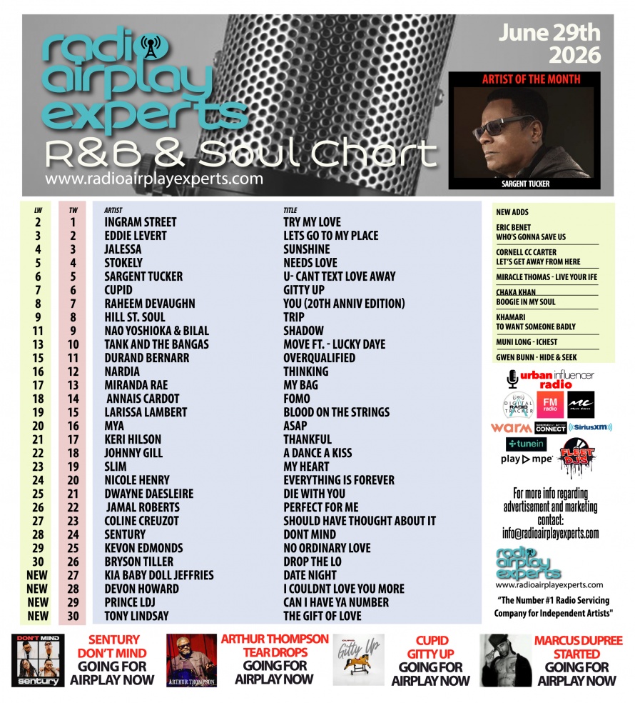 Image: R&B and Soul June 29th 2026