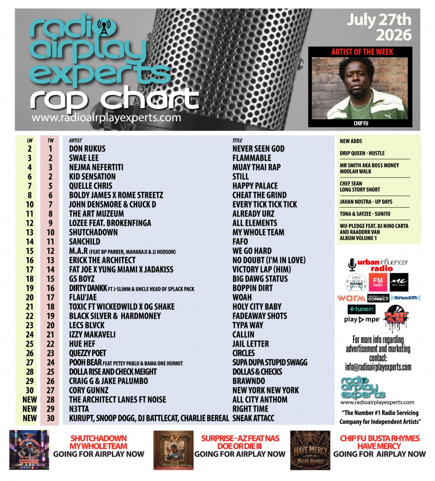 Image: Rap July 27th 2026