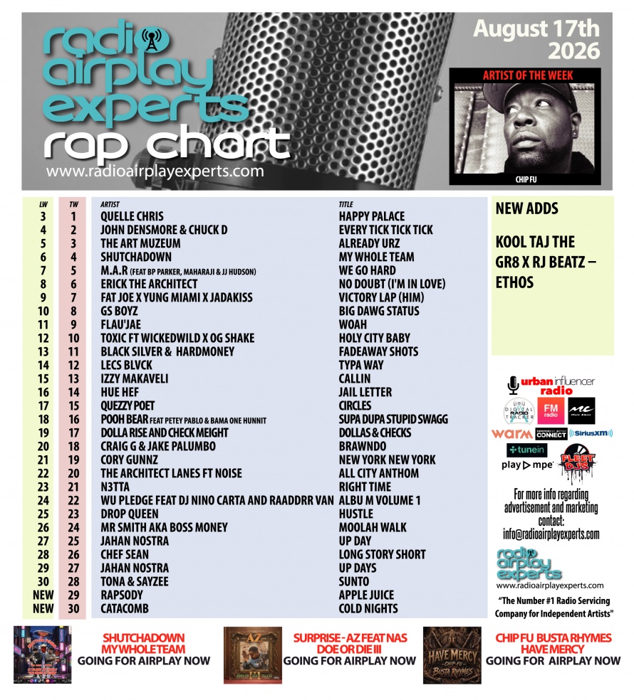 Image: Rap August 17th 2026