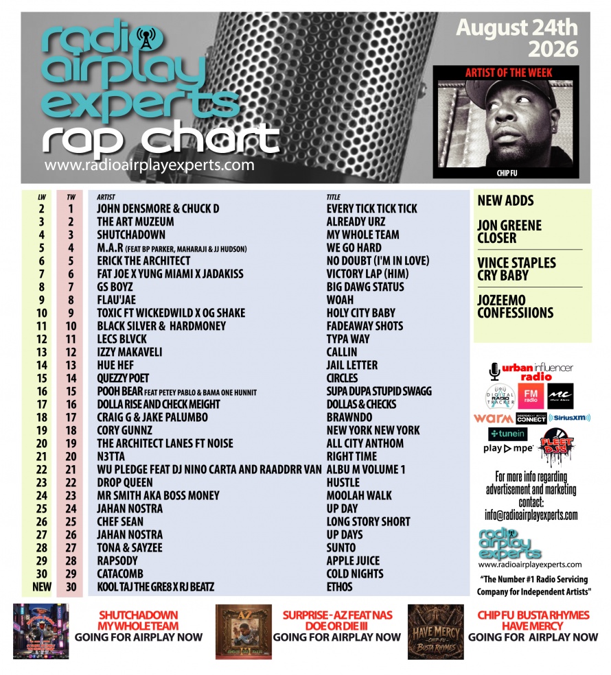 Image: Rap August 24th 2026