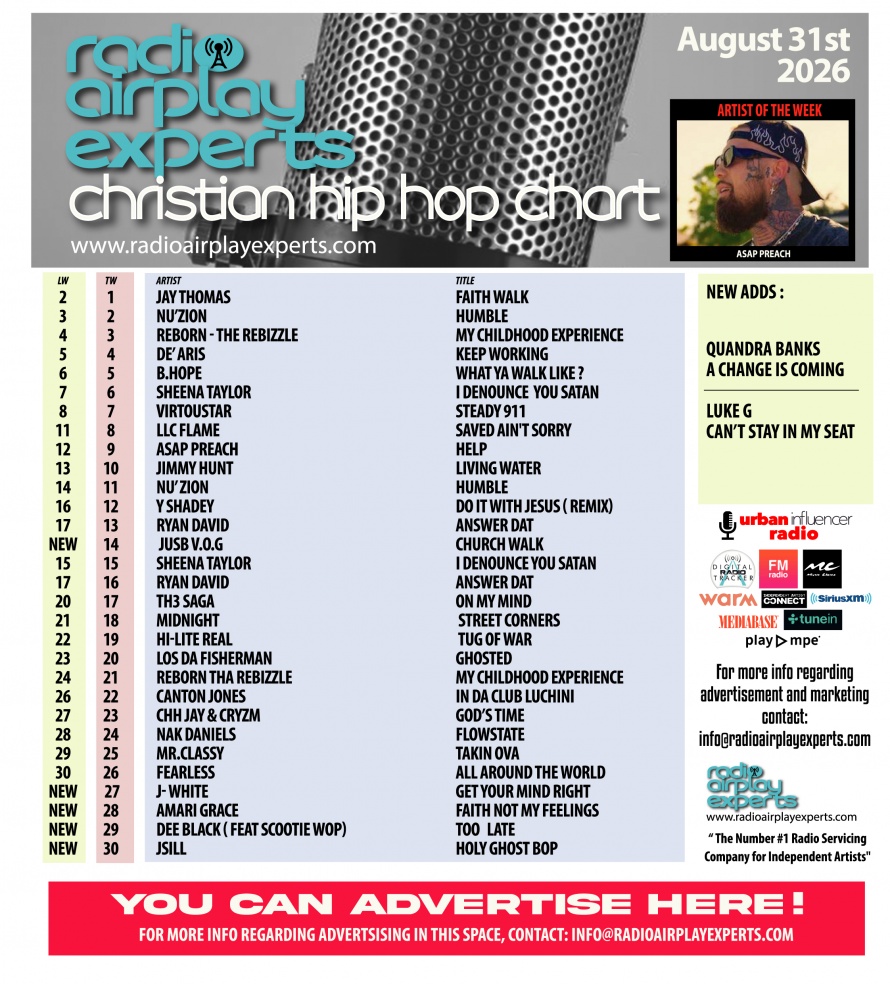 Image: Christian Hip Hop August 31st 2026