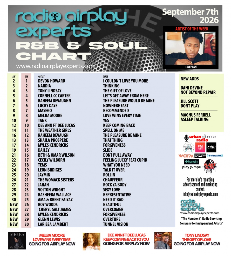 Image: R&B and Soul September 8th 2026