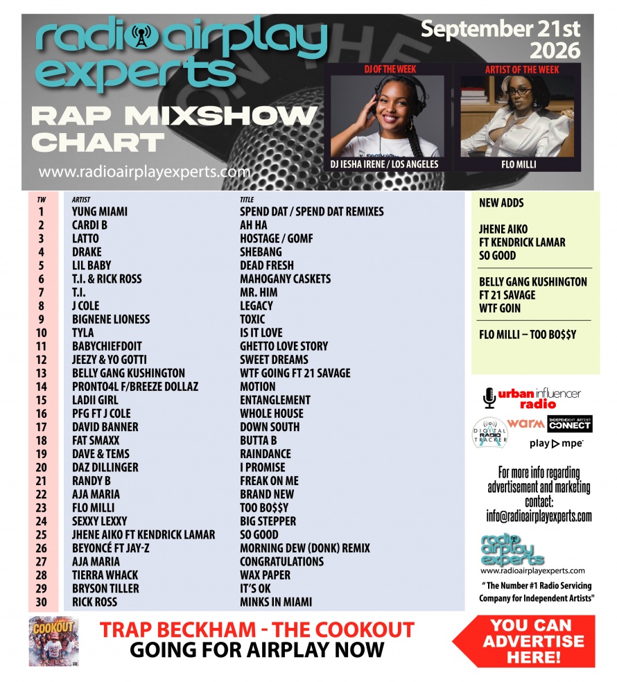 Image: Rap Mix Show September 22nd 2026