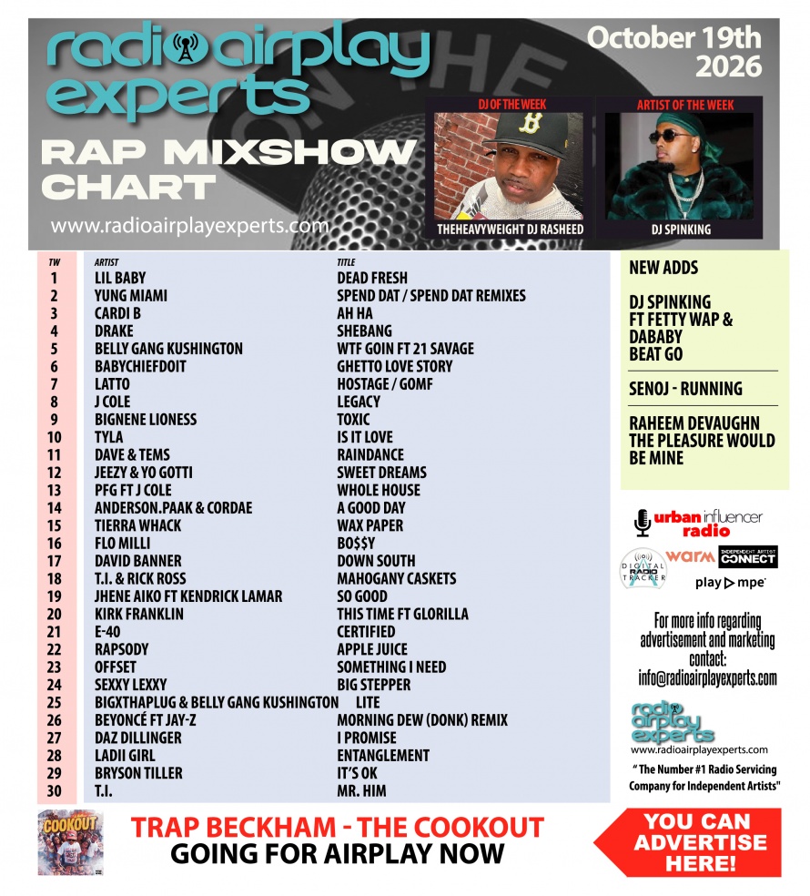 Image: Rap Mix Show October 19th 2026