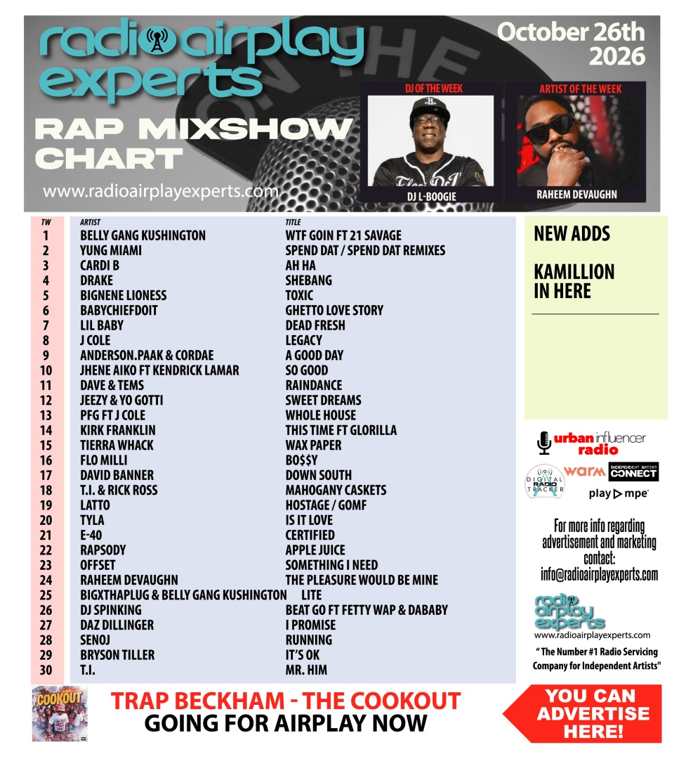 Image: Rap Mix Show October 27th 2026